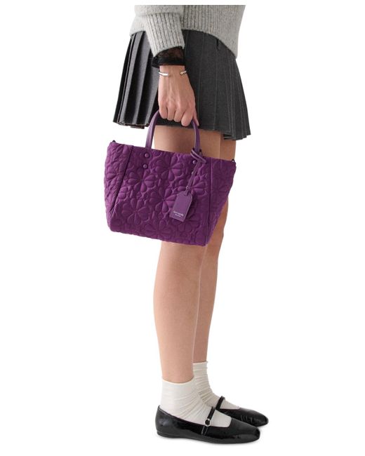 Kate Spade Purple Tilly Small Quilted Crossbody Tote Bag