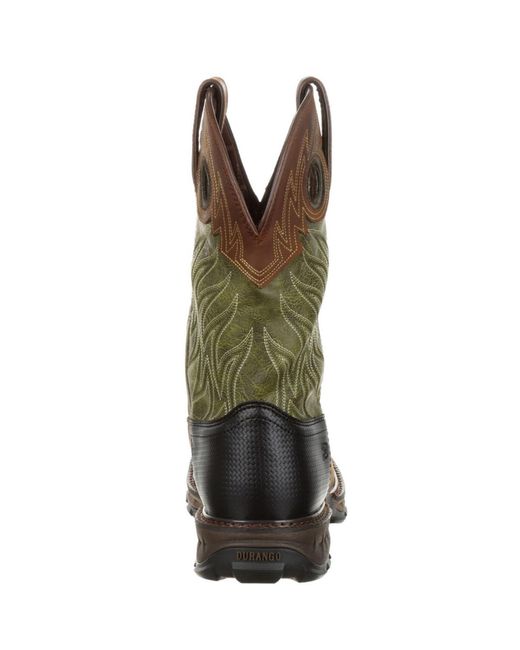 Durango Brown Maverick Xp Waterproof Western Work Boot for men