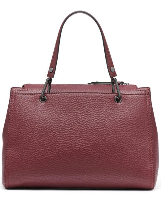 Calvin Klein Purple Garnet Small Satchel Bag