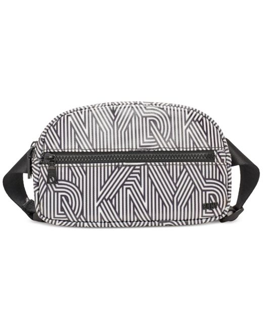 DKNY Gray Bodhi Mini Logo Belt Bag
