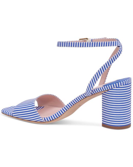 Kate Spade Blue Delphine Ankle-strap Dress Sandals