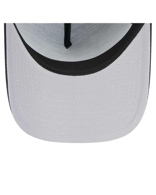 KTZ Black Seattle Mariners 9forty A-frame Adjustable Hat for men