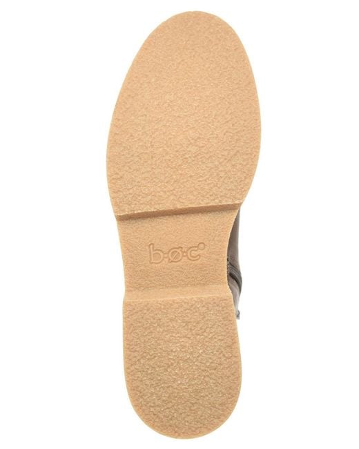 b.ø.c. Brown Jayla Zipper Booties