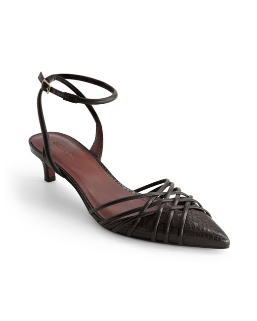 Bernardo Black Bernardo Minu Kitten Heel Pump
