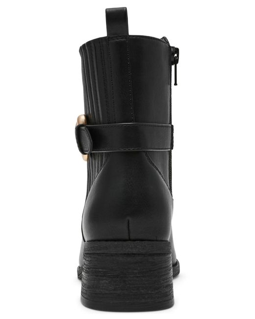 Dolce Vita Black Dagger Side Zip Bootie