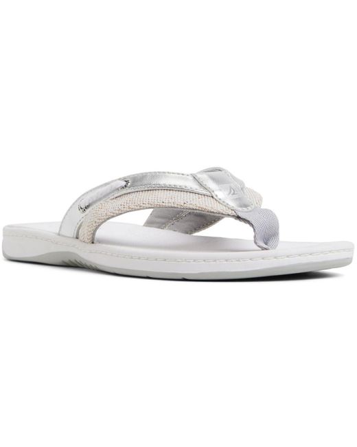 Sperry Top-Sider Women's White Sable Fish Thong Slip-on Sandals
