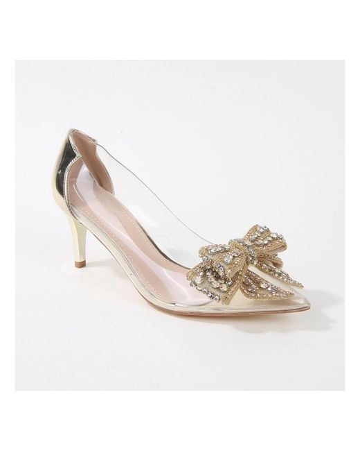 BERNESS White Nala Clear Vinyl Pump
