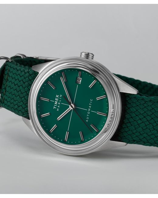 Timex Green Mechanical Automatic Fabric Watch for men