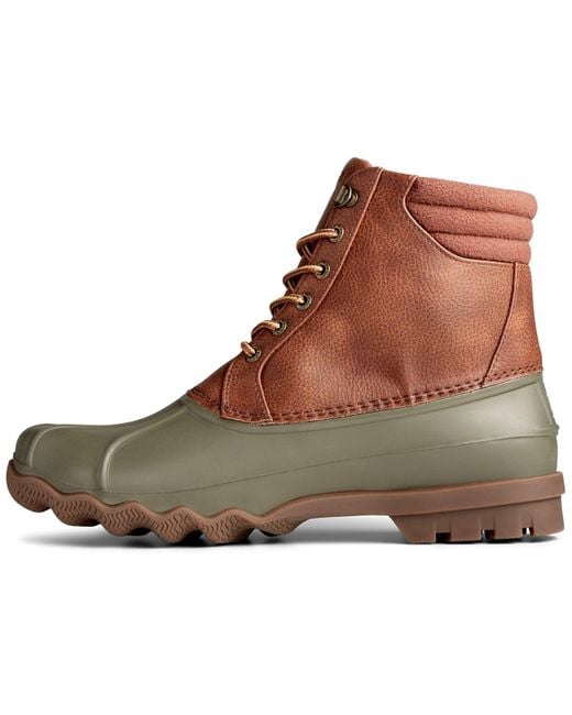 Sperry Top-Sider Rubber Avenue Duck Promo Boots in Tan ...