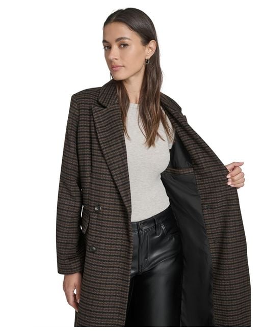 Levi's Black Regular Double Breasted Blazer Coat