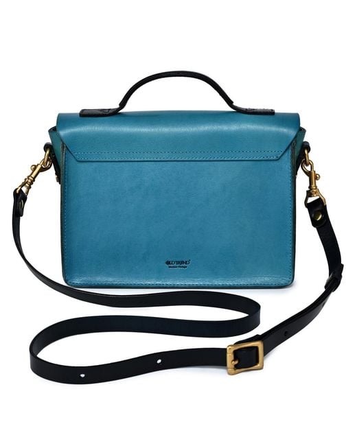 Old Trend Blue Aster Mini Satchel