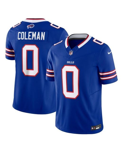 Nike Blue Keon Coleman Buffalo Bills Team Vapor F.u.s.e. Limited Jersey for men