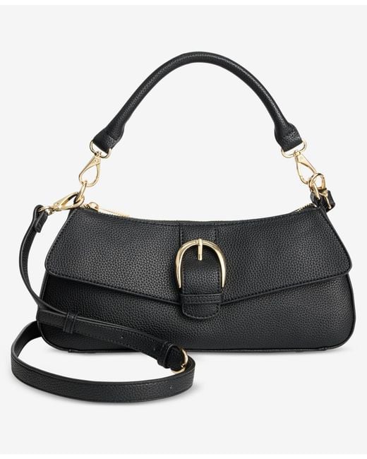 On 34th Black Jynna Medium Solid Shoulder Bag