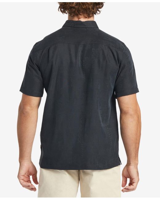 Quiksilver Blue Manele Bay Short Sleeves Shirt for men