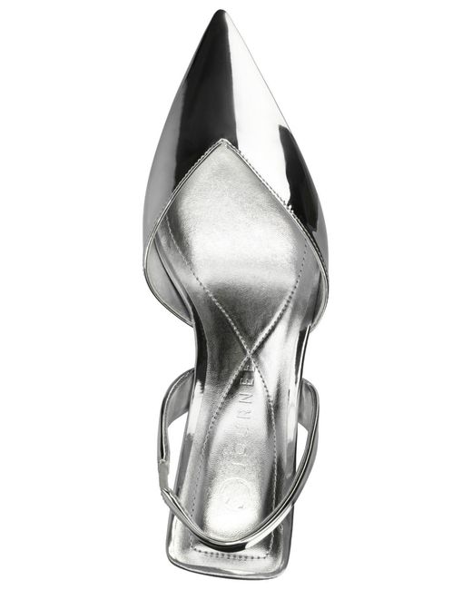 Journee Collection Metallic Fallon Low Pointed Toe Pumps