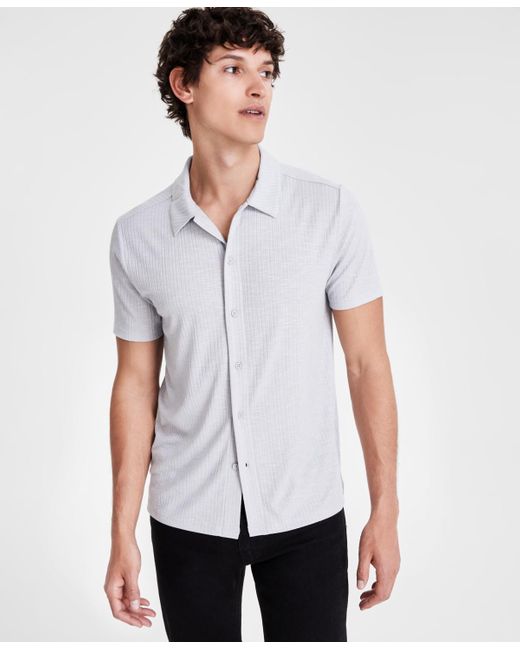 Macys mens button down short sleeve shirts best sale