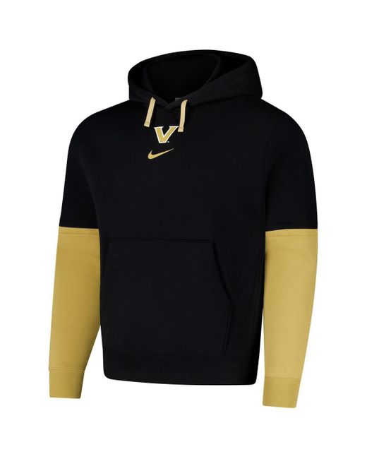 Nike Blue Vanderbilt Commodores 2024 Sideline Club Fleece Pullover Hoodie for men