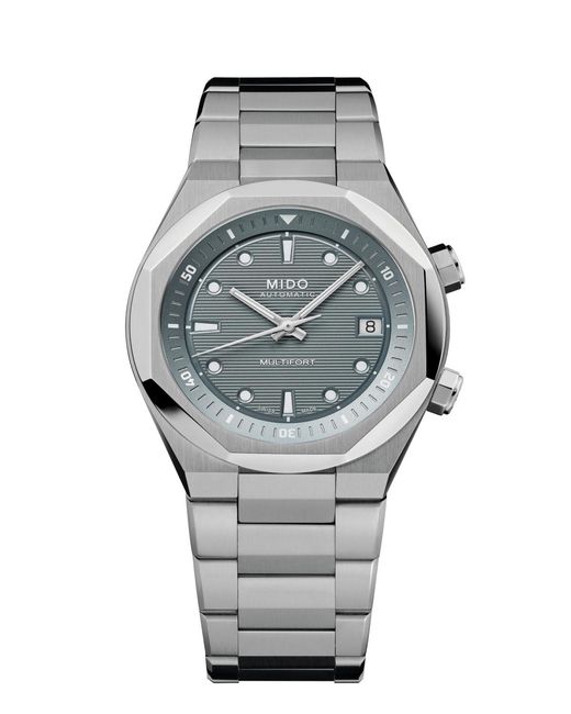 MIDO Gray Multifort 8 Ice Swiss Automatic Watch