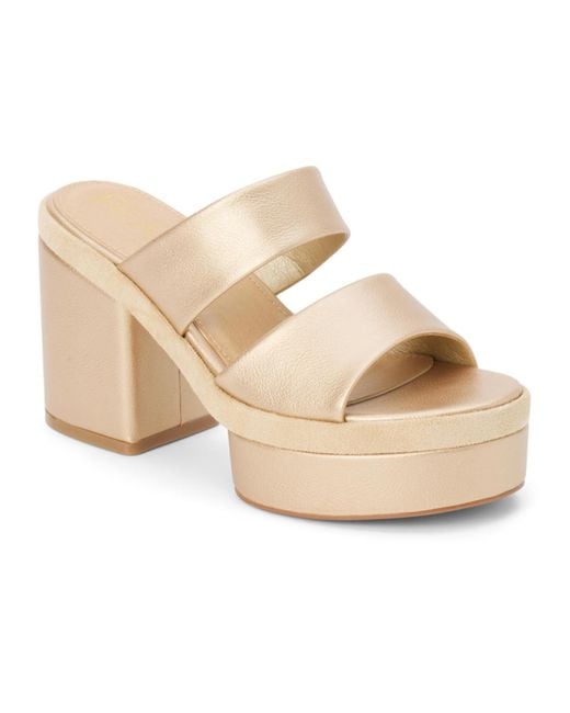 Matisse Natural Graham Platform Sandal