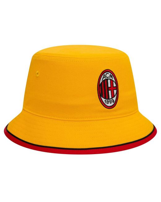 KTZ Yellow Ac Milan 2011 Bucket Hat for men