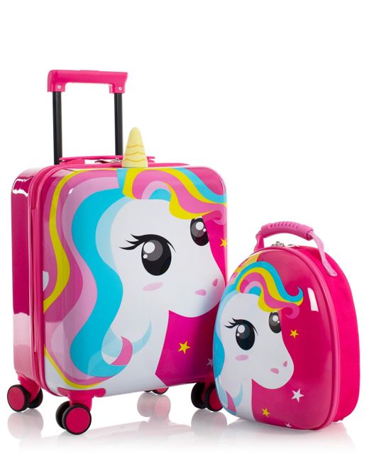 Heys Pink Hey's Super Tots Spinner luggage And Backpack
