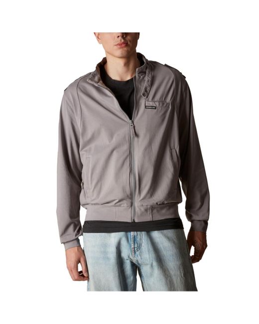 Members Only Gray Athletic Club Jacket for men