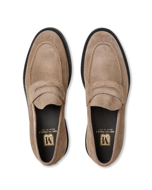 M by Bruno Magli Brown Dorzano Loafer for men