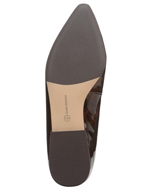 Giani Bernini Brown Hillda Pointed Toe Ballet Flats