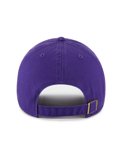 '47 Purple Minnesota Vikings Ariana Clean Up Adjustable Hat