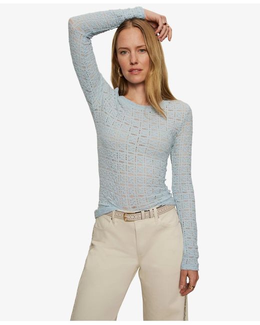 Sanctuary Blue Perfect Long-sleeve T-shirt