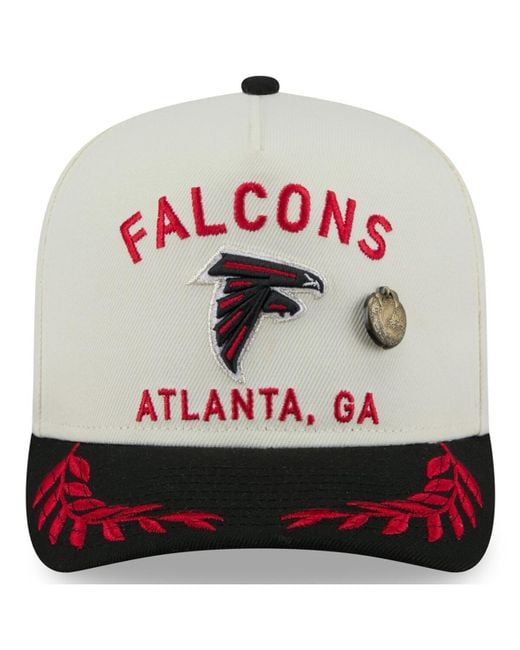 KTZ Multicolor Cream/black Atlanta Falcons 2025 Nfl Draft A-frame 59fifty Fitted Hat for men