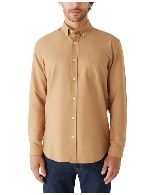 Frank And Oak Natural Jasper Long Sleeve Button-down Oxford Shirt for men