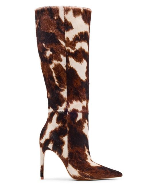 Steve Madden Brown Nitro-c Knee-high Stiletto Dress Boots