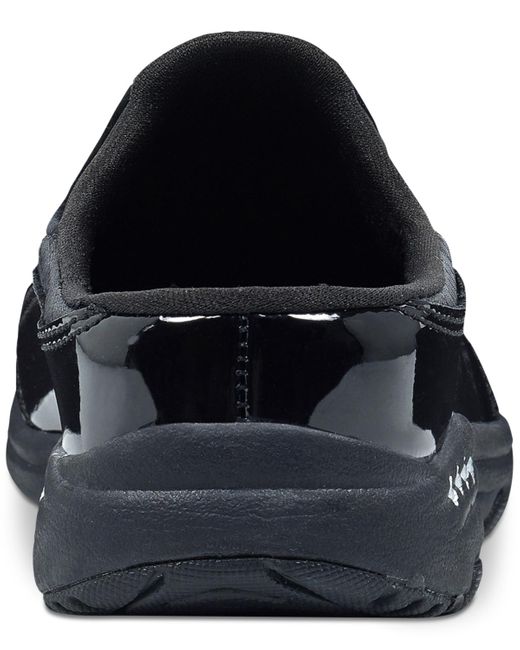 Easy Spirit Black Traveltime Slip-on Mule Sneakers