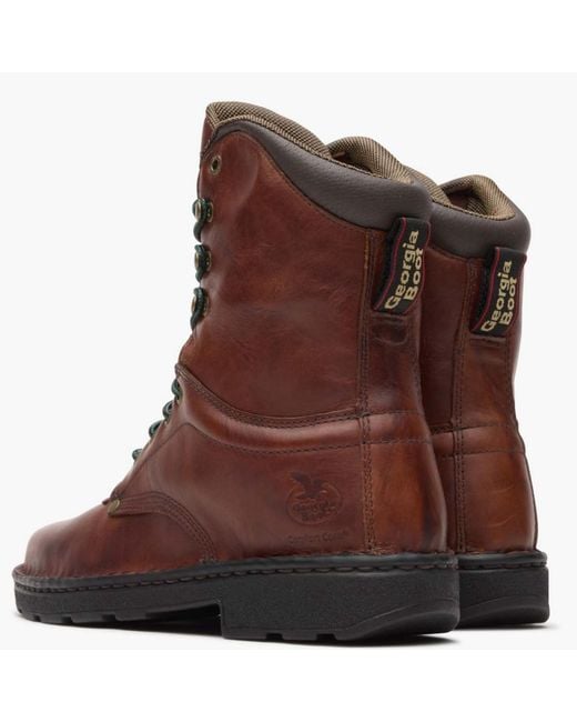 Georgia Boot Brown Eagle Light Work Boot for men