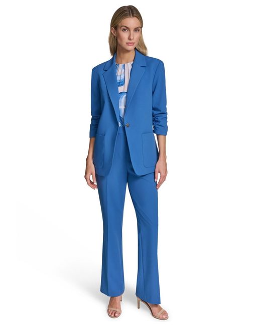 Calvin Klein Blue One-button Jacket
