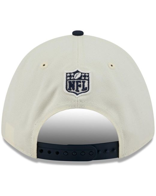KTZ Gray Cream/navy Chicago Bears 2025 Nfl Draft 9forty A-frame M-crown Adjustable Hat for men