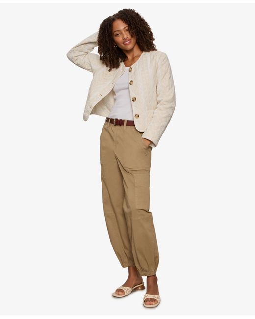 Sanctuary White Crafted Coco Quilted Button-front Jacket
