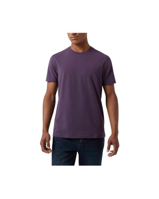 DKNY Purple Essential Short Sleeve Tee for men