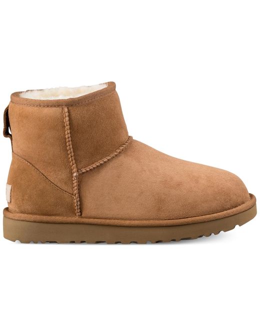 Ugg Brown Classic Ii Pull On Mini Boots