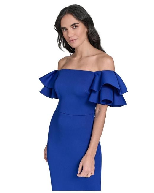 eliza j off the shoulder sheath dress Embellished Off the Shoulder Cocktail Dress (Women)