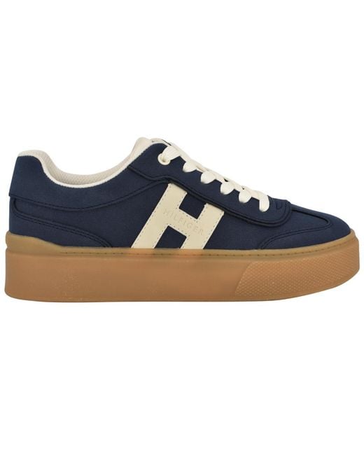 Tommy Hilfiger Blue Celmi Platform Sneaker
