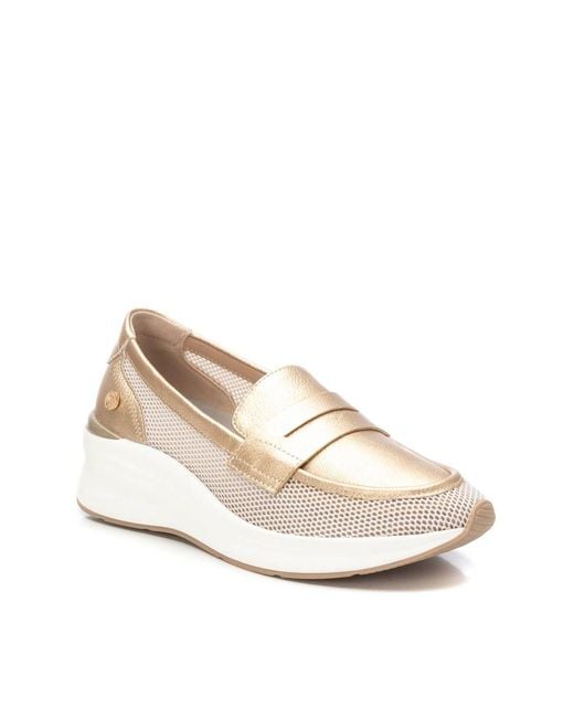 Xti Natural Mesh Loafers By