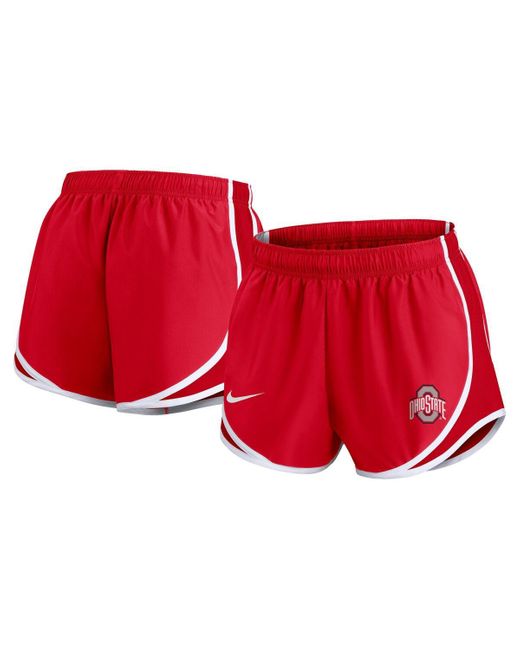 Nike Red Scarlet Ohio State Buckeyes Primetime Tempo Performance Shorts