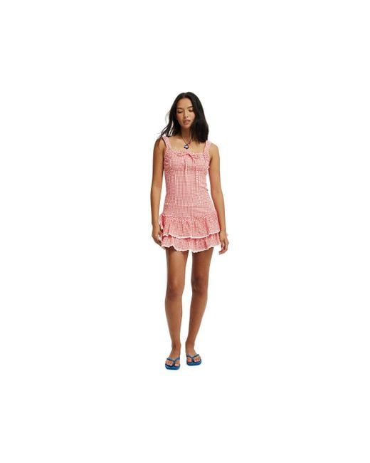 Cotton On Pink Riley Corset Mini Dress