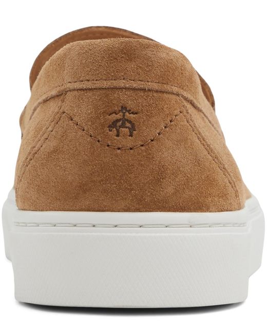 Brooks Brothers Natural Hampton Slip On Casual Loafers for men
