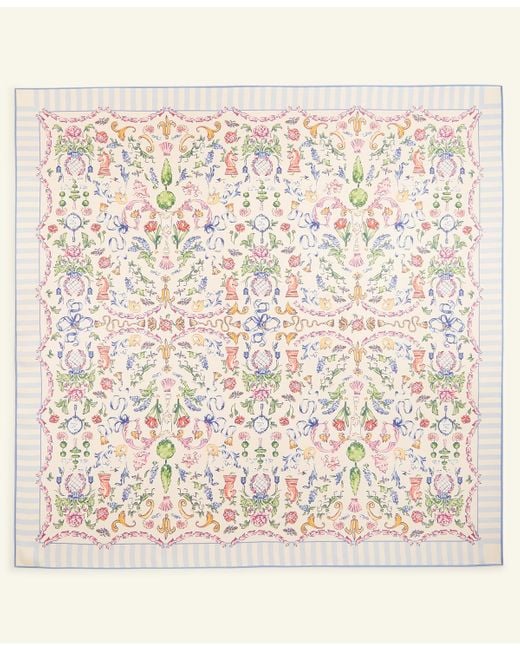 Macy's Natural Flower Show Square Silk Scarf