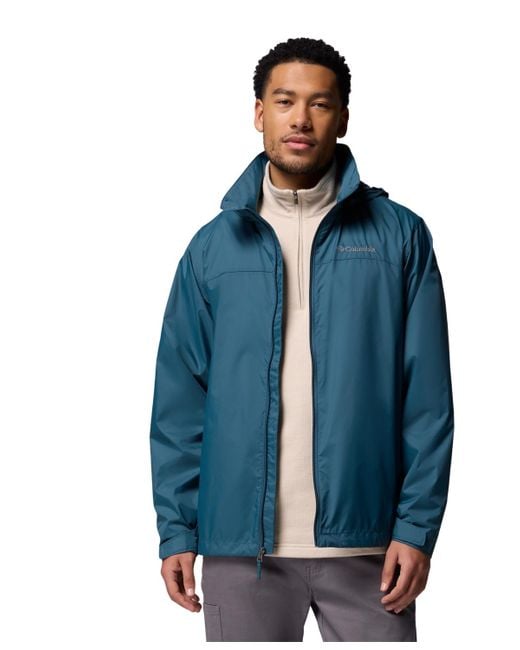 Columbia Blue Glennaker Lake Rain Jacket for men