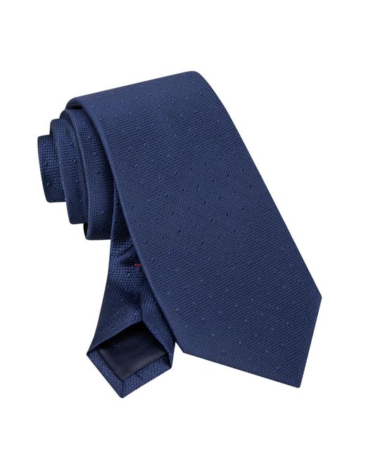 Tommy Hilfiger Blue Mason Micro Dot Tie for men