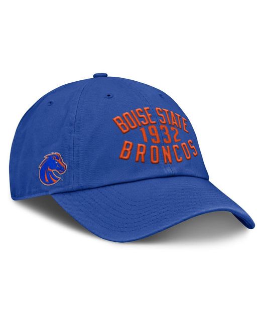 Fanatics Blue Boise State Broncos Archer Adjustable Hat for men